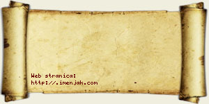 Andjelina Komnenić vizit kartica